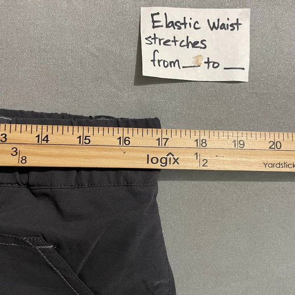 Eddie Bauer Sport Active Fit Size Medium Short Gray Skort Skirt Attached Shorts - Picture 9 of 11